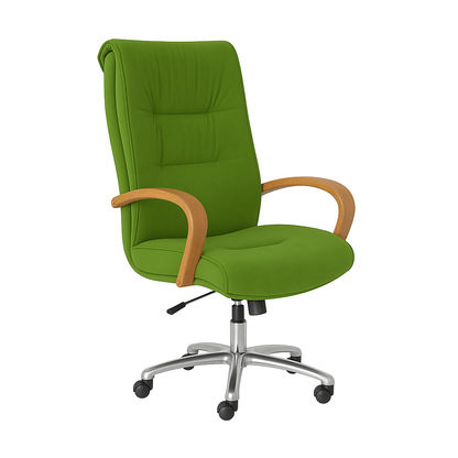 Scaun de birou catifea VERDE | model BIG STAR P