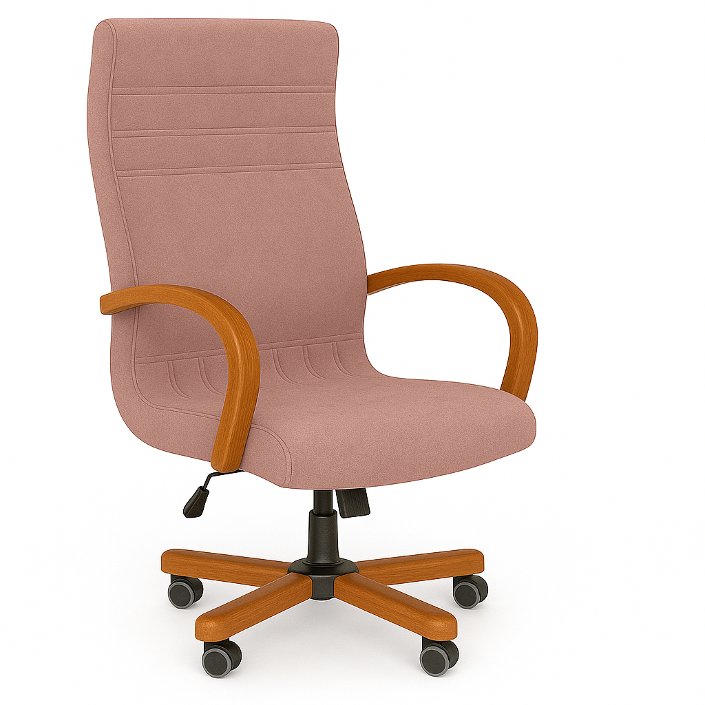 Scaun birou catifea ROZ | model GOLD P