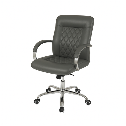 Scaun birou piele VERDE | model DONALD O