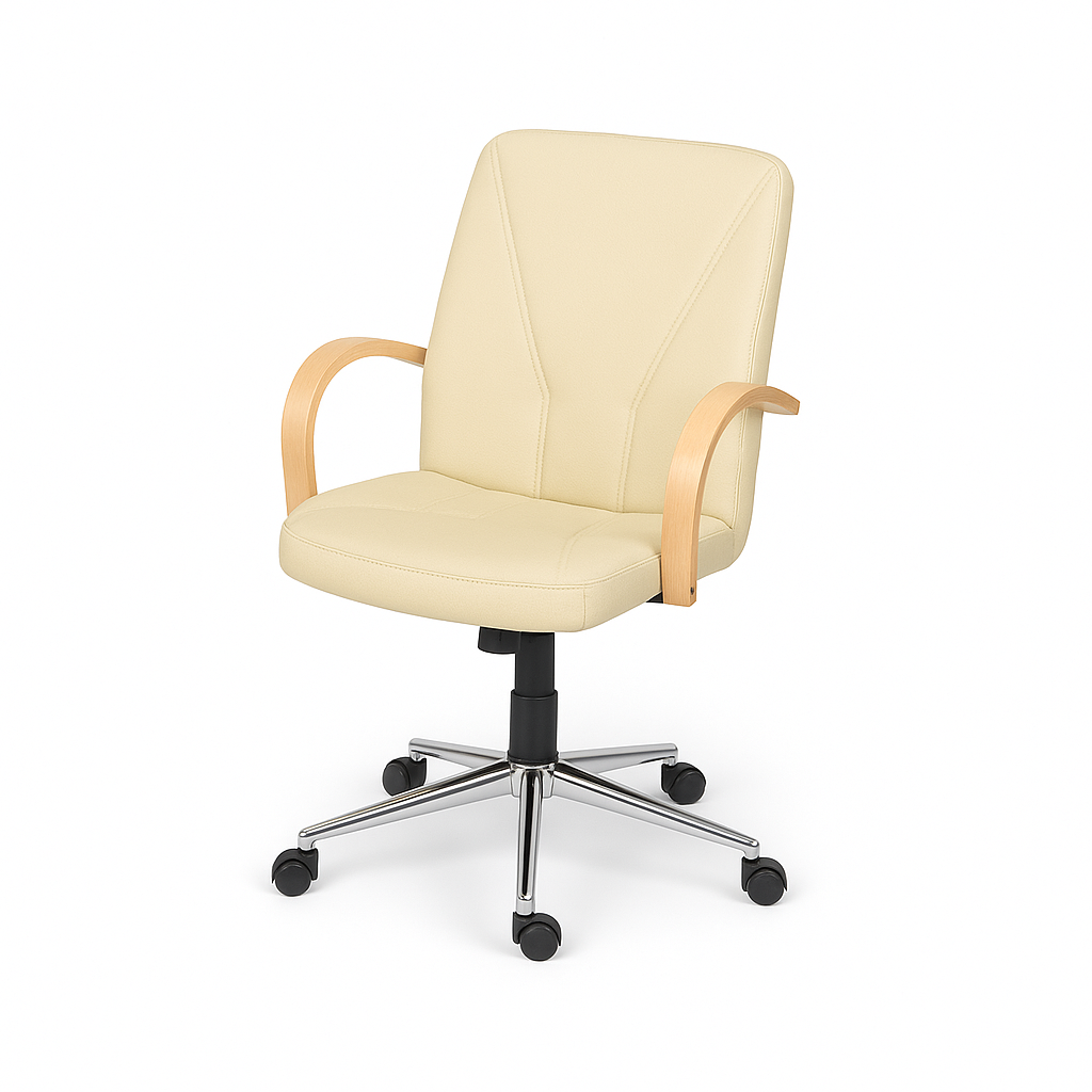 Scaun de birou piele BEJ | model BETA