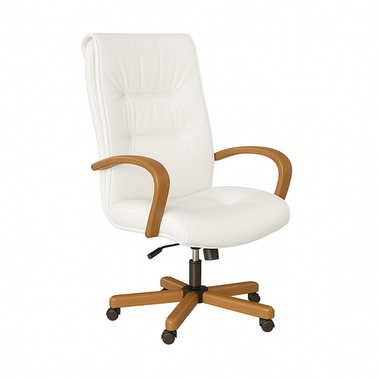 Scaun ergonomic piele ALBA | model BIG STAR P