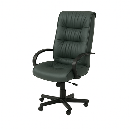 Scaun birou ergonomic piele VERDE | model BIG STAR P