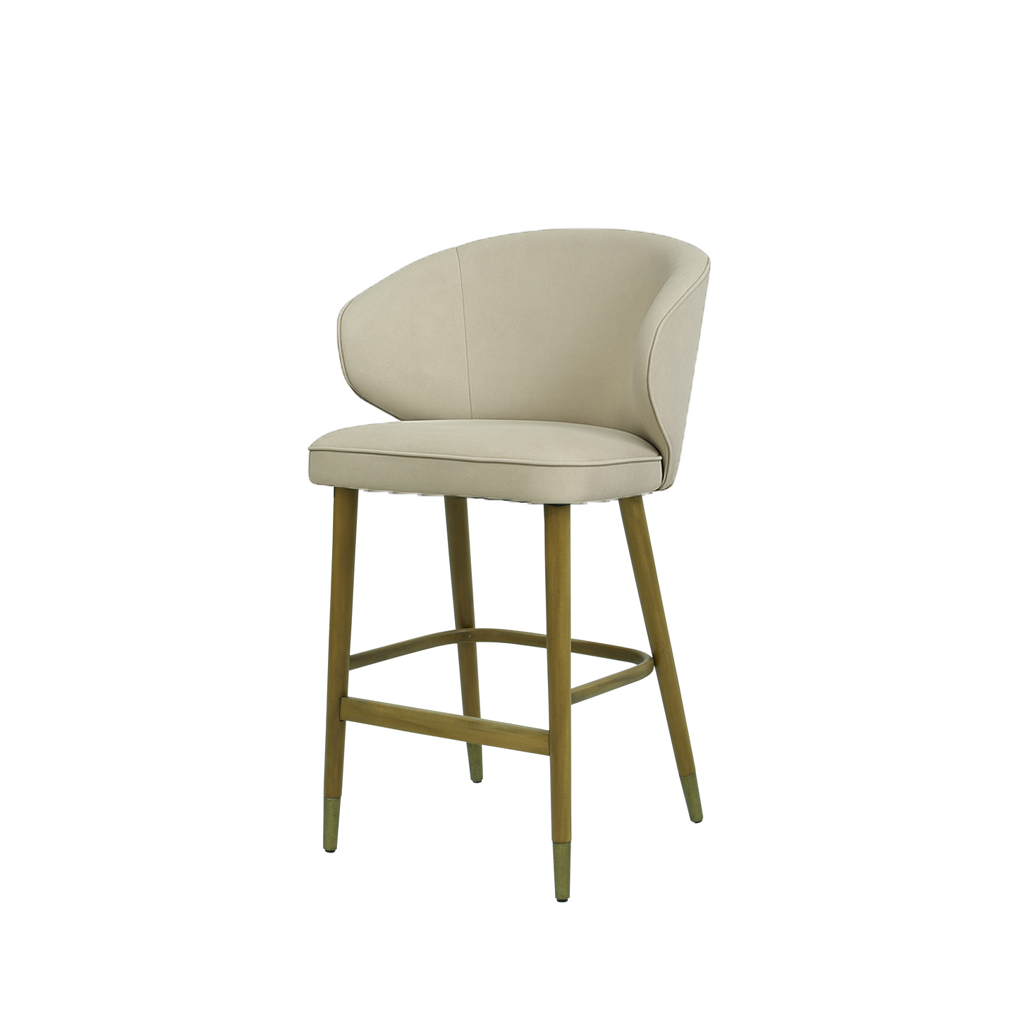 Scaun insula catifea GALBENA | model CAPRICE