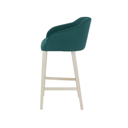 Scaun insula catifea VERDE | model CROCO