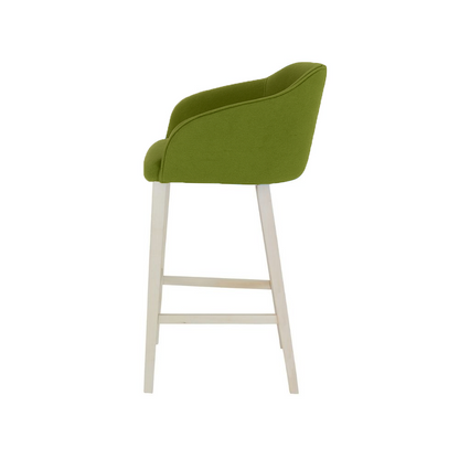 Scaun insula catifea GALBENA | model CROCO