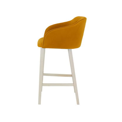 Scaun insula catifea ALBASTRA | model CROCO