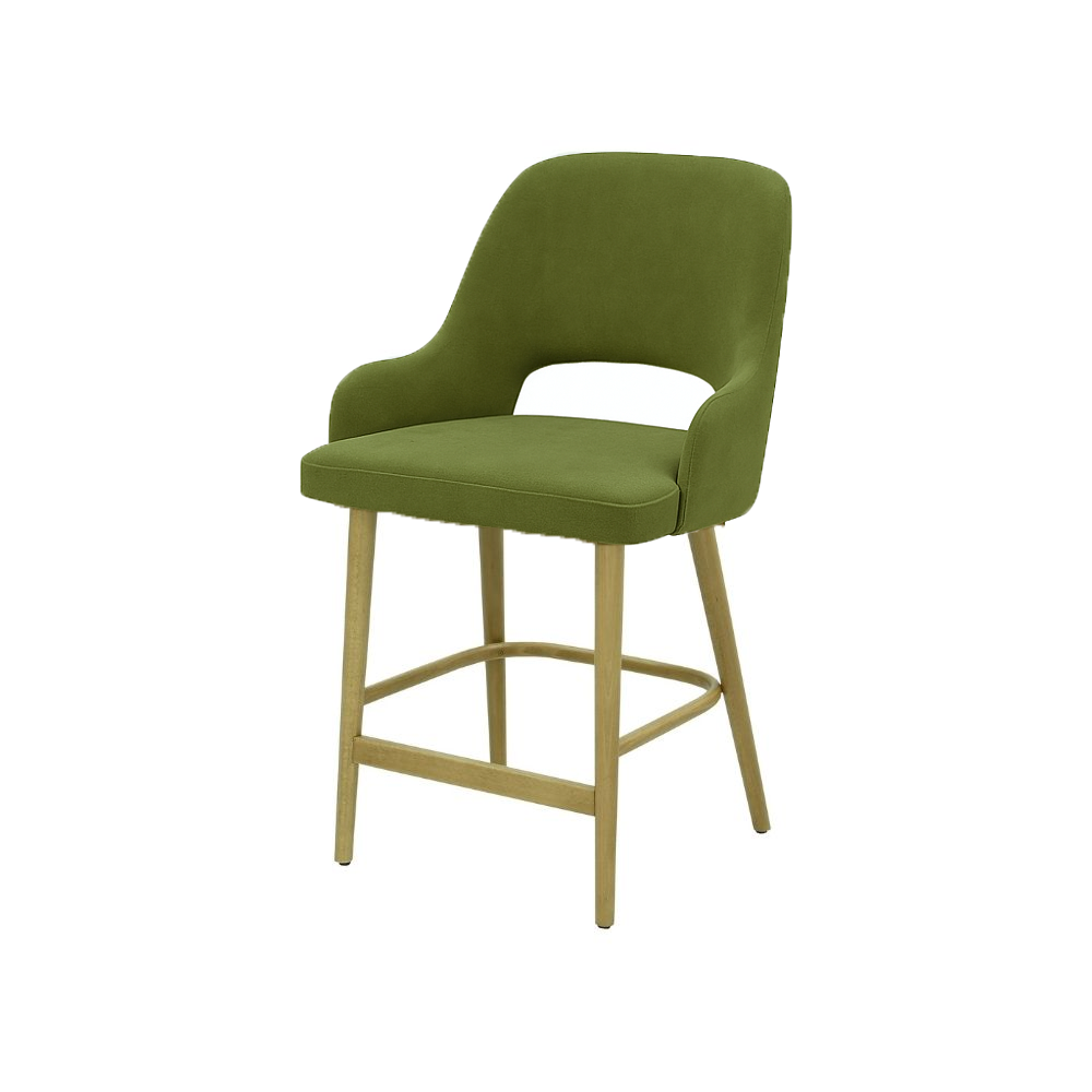 Scaun insula catifea ROZ | model HUGO