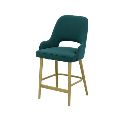 Scaun insula catifea ROZ | model HUGO