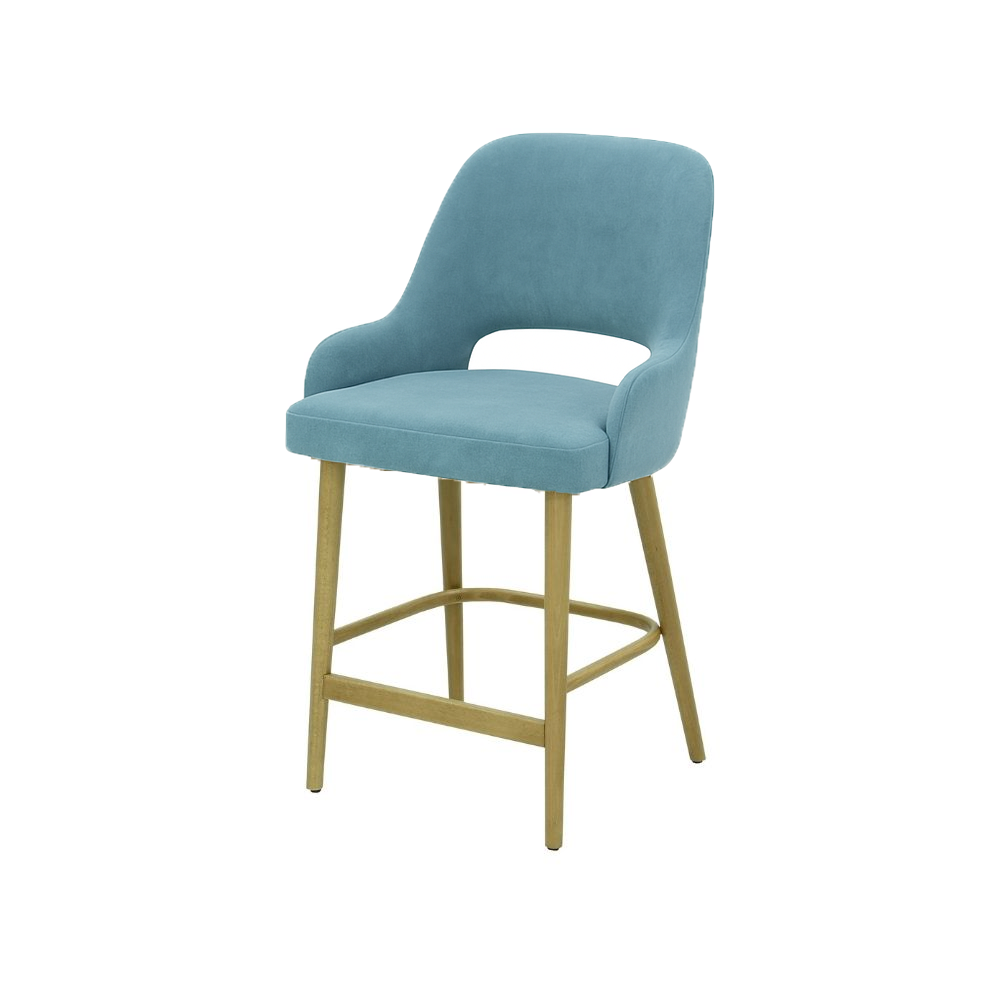 Scaun insula catifea BORDO | model HUGO