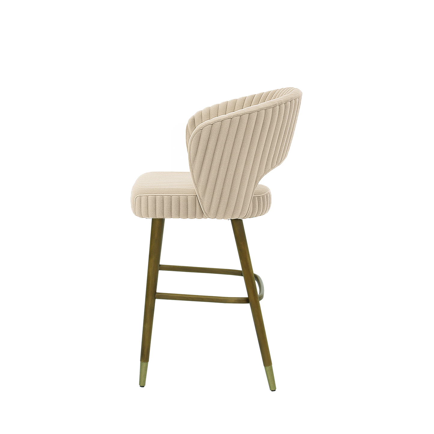 Scaun insula catifea ALBASTRA | model THOMAS