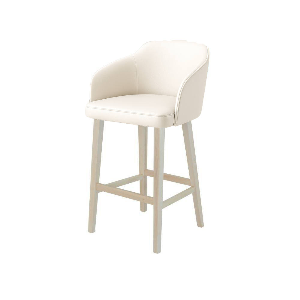 Scaun bar piele naturala | model CROCO