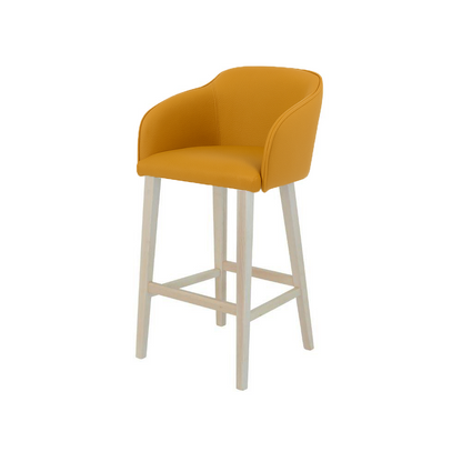 Scaun bar piele ALBA | model CROCO