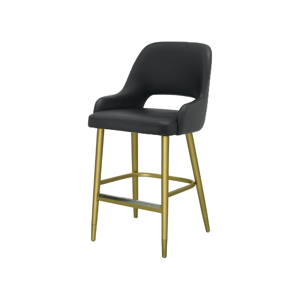 Scaun insula piele GALBENA | model HUGO