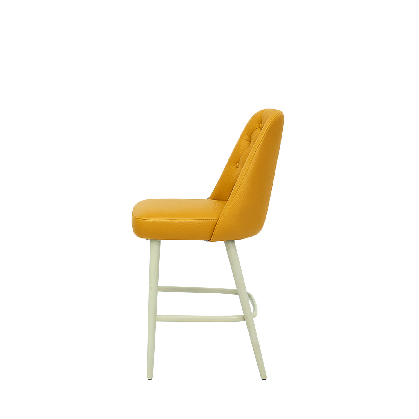Scaun insula piele GALBENA | model SCOT