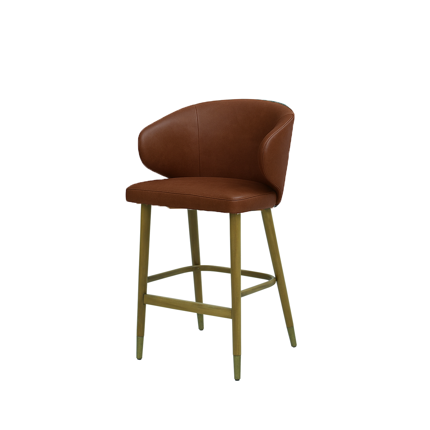 Scaun insula piele naturala GALBENA | model CAPRICE