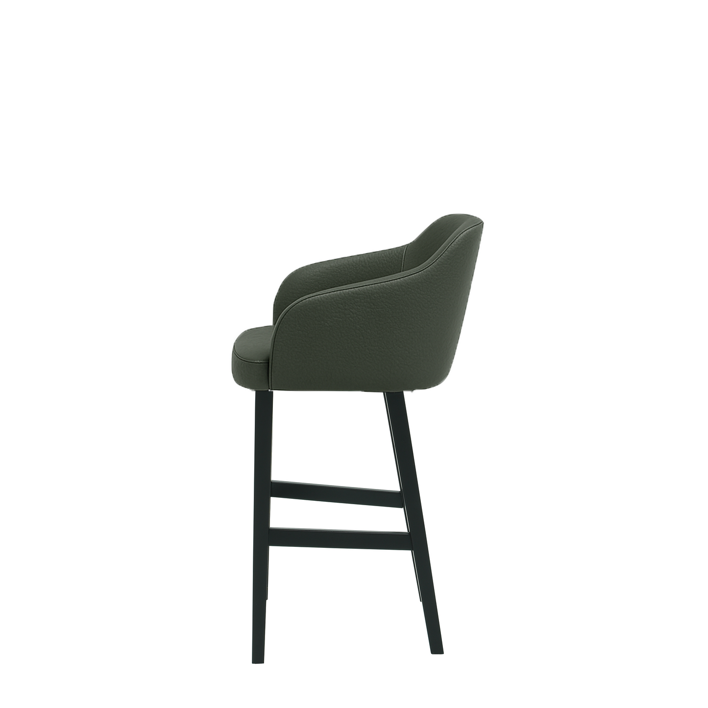 Scaun insula piele GALBENA | model CROCO