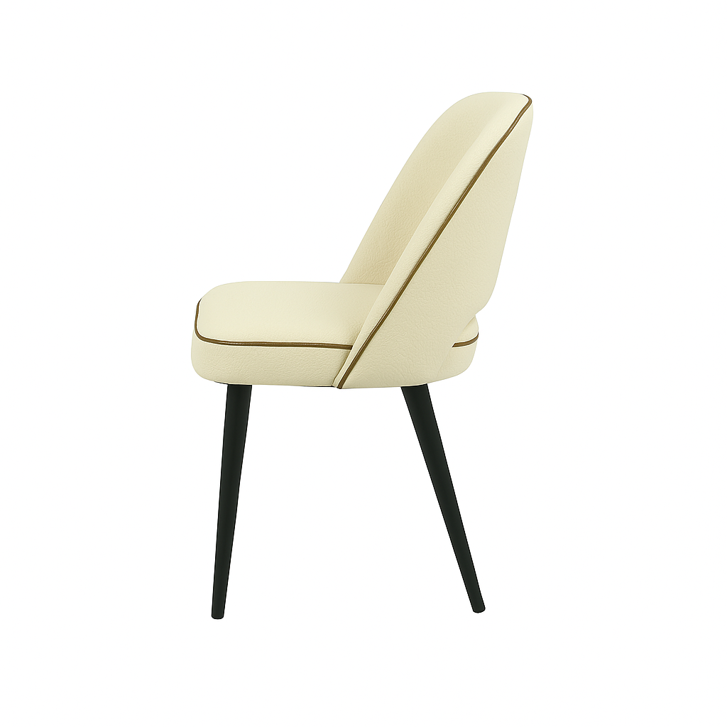 Scaun piele GALBENA | model GABE