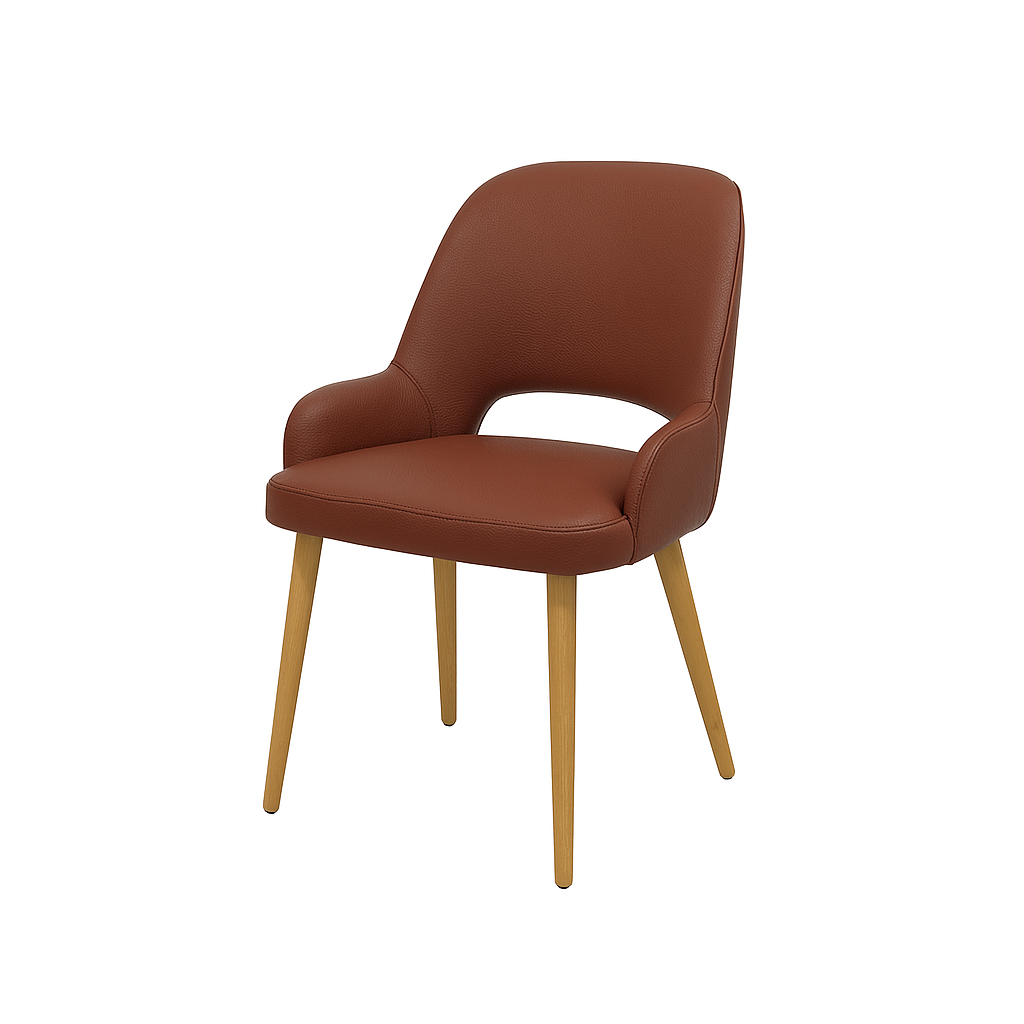 Scaun piele ALBA | model HUGO