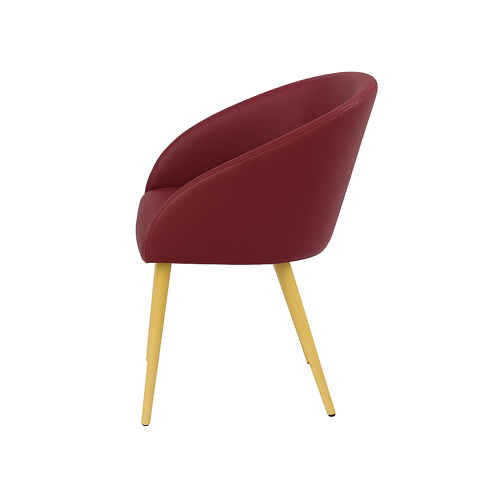 Scaun piele GALBENA | model IBIS