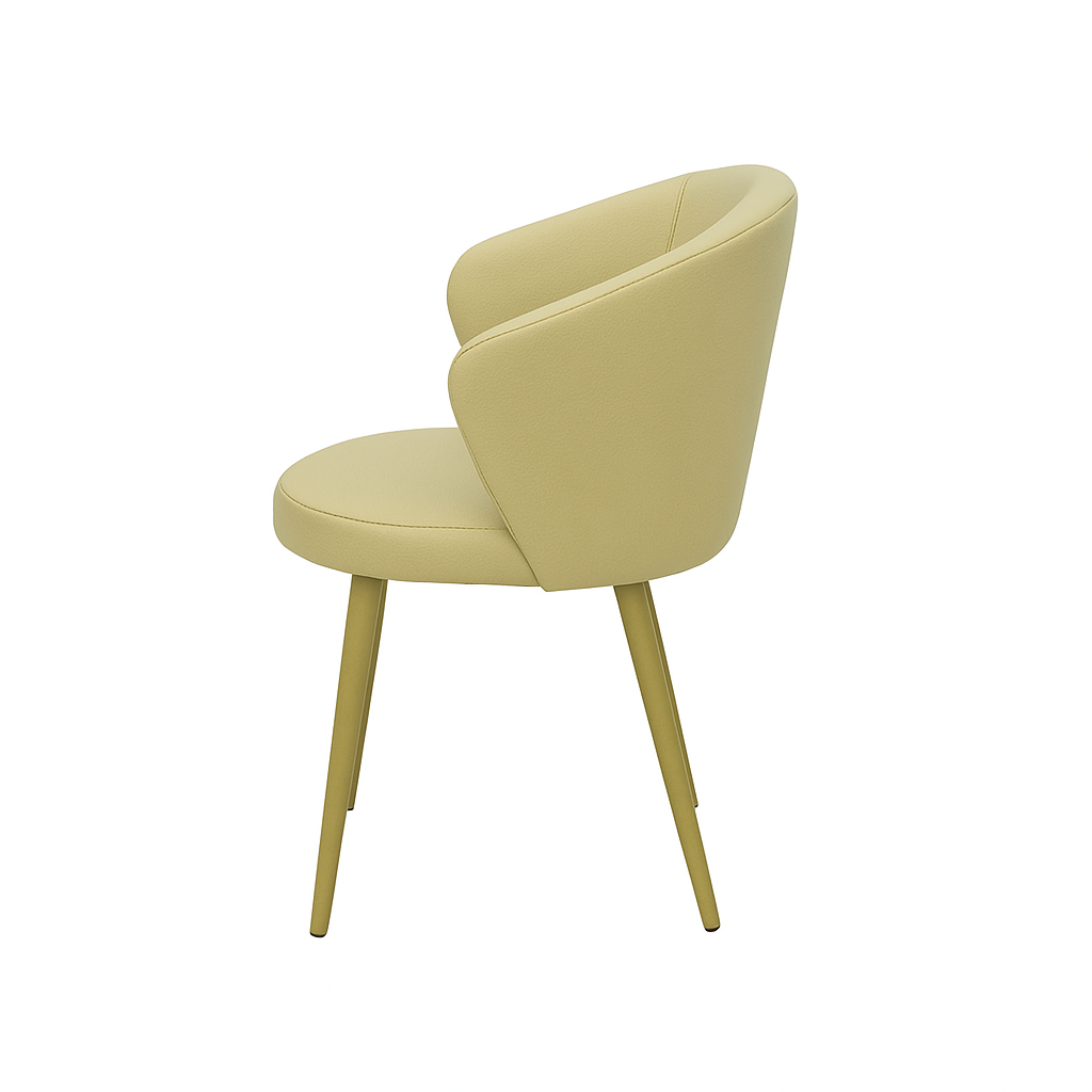 Scaun piele GALBENA | model JAY