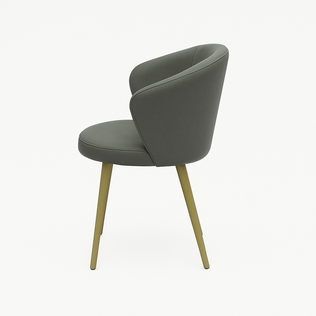 Scaun piele GALBENA | model JAY