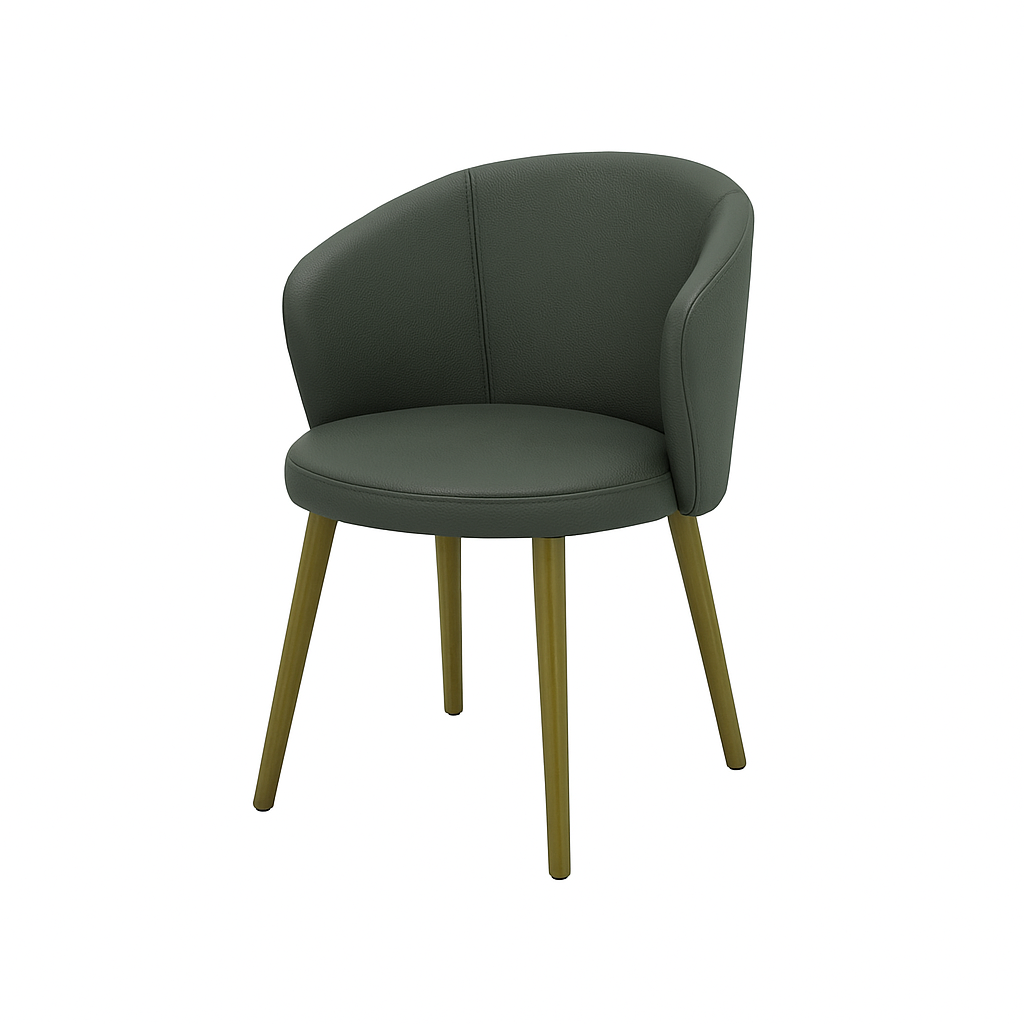 Scaun piele GALBENA | model JAY