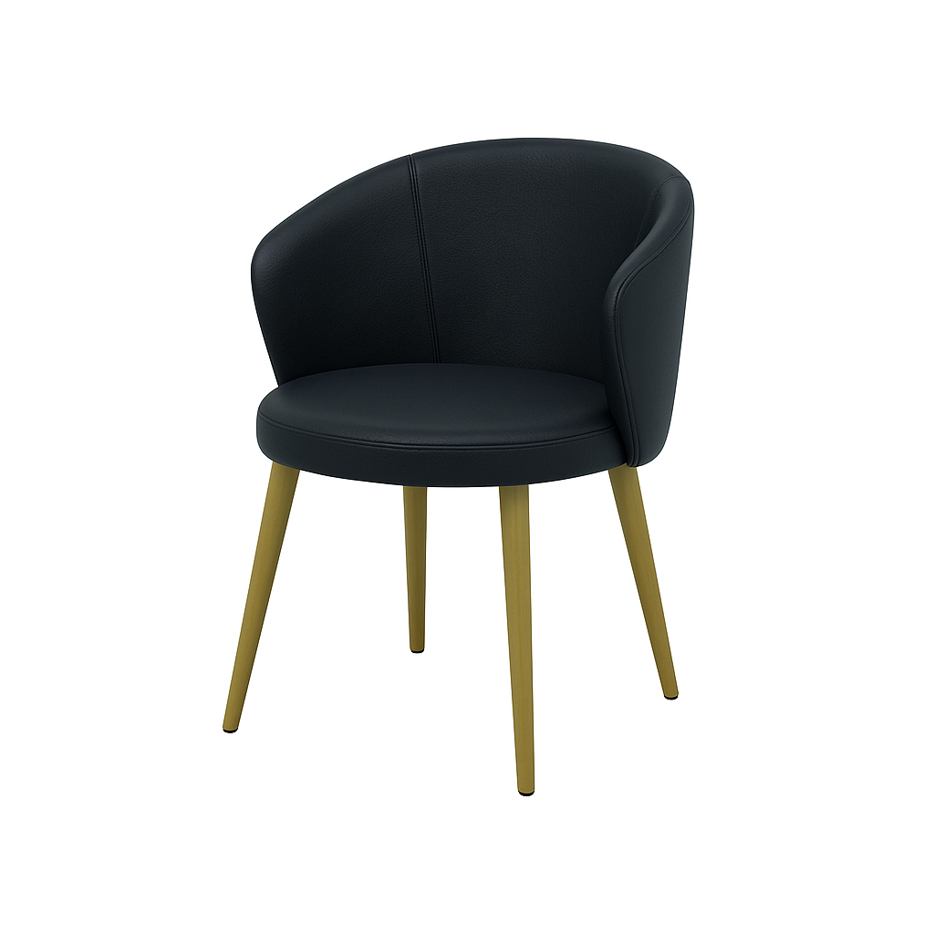 Scaun piele GALBENA | model JAY