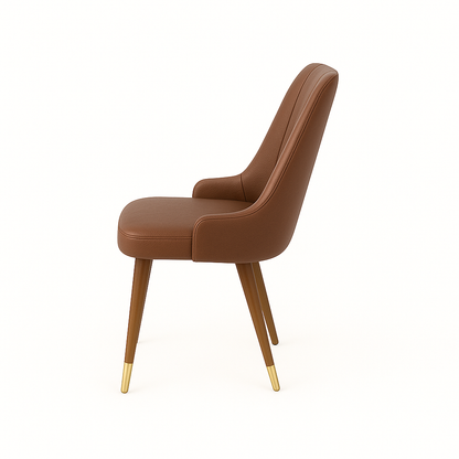 Scaun piele GALBENA | model MIRAY