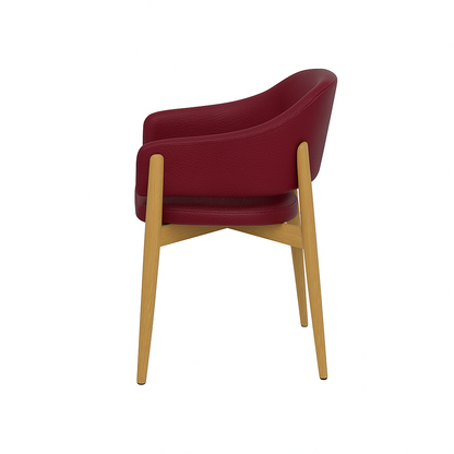 Scaun piele VERDE | model ALMA