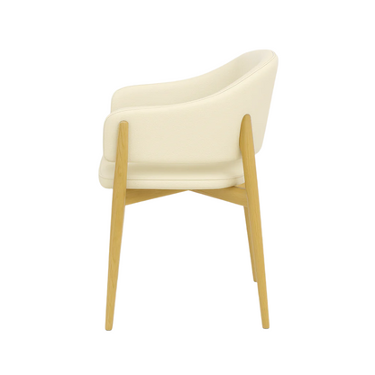 Scaun piele ALBASTRA | model ALMA