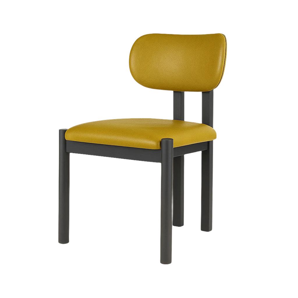 Scaun piele GALBENA | model ARIANA