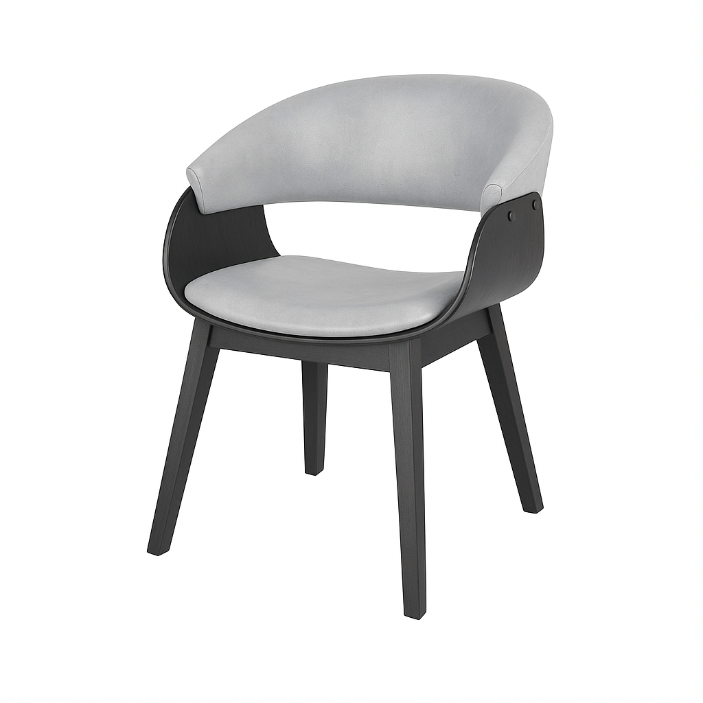 Scaun piele GRI | model BRANDO