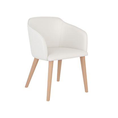 Scaun piele GALBENA | model CROCO