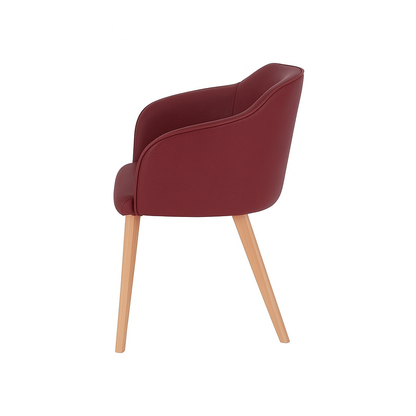 Scaun piele ALBASTRA | model CROCO