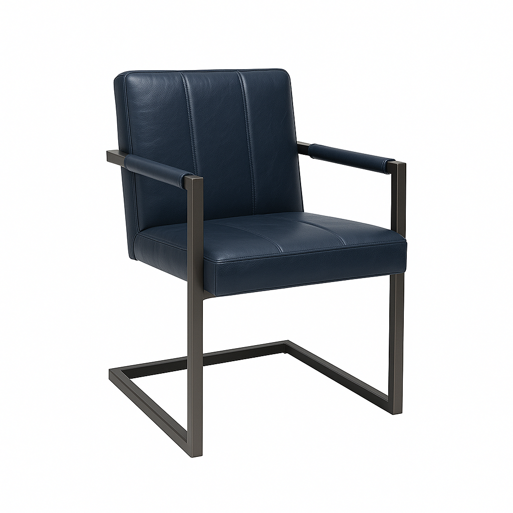 Scaun piele NEAGRA | model FLEET OHIO