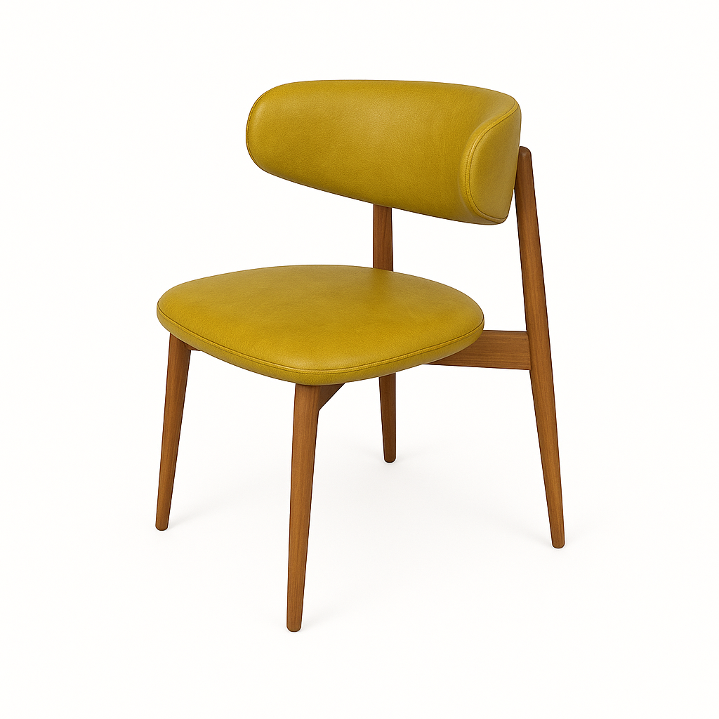 Scaun piele GALBENA model OLE