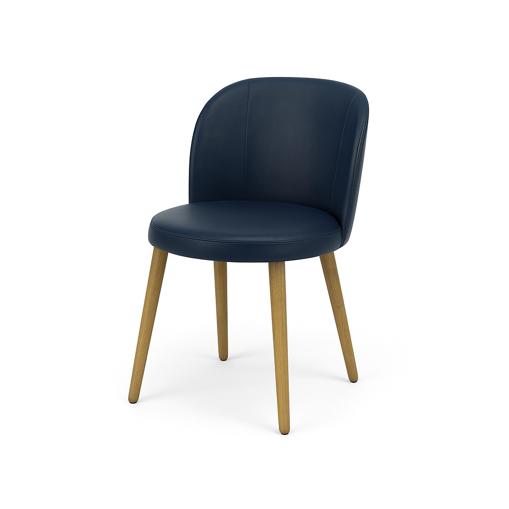 Scaun piele ALBASTRA | model SAM