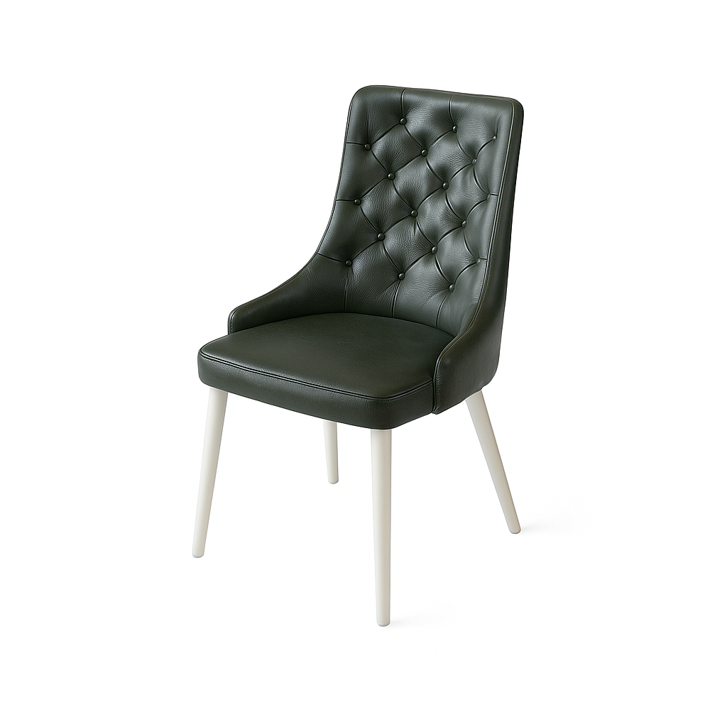 Scaun piele BEJ | model TAO